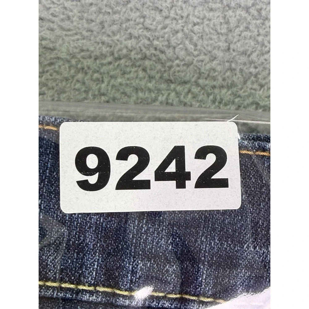 Old Navy Jeans Womens 1 Blue Straight Dark Wash Denim‎ The Diva Low Rise Stretch